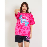（CLAP）PEACE CLAP TIE DYE TEE　ピンク