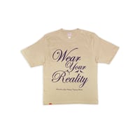 Wear Your Reality COMFORT BIG Tee　サンドベージュ　MサイズLサイズ