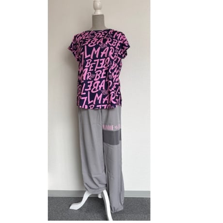 （Marble催事限定商品セール）SL2604-606　メッシュ入ロングパンツ　LIGHT GRAY　CHARCOAL GRAY　LADIES M ・L