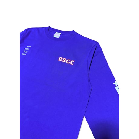 BSG CLUB L/SL Tee　ロイヤルブルー　LサイズXLサイズ