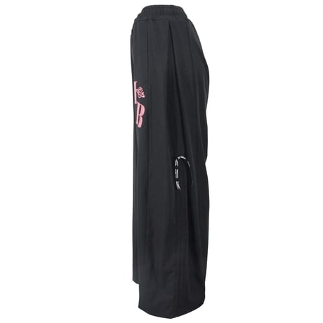 （Marble）L2603-607　タックワイドパンツ　BLACK　LADIES M・L