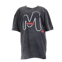 （Marble）U2603-102　デニム風BigT　BLACK　UNISEX M・L・XL