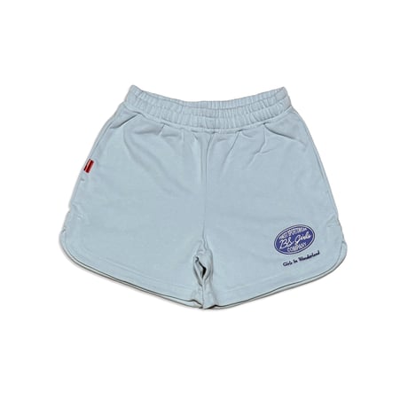 GIW OVAL LOGO W'S SWEAT SHORTS　サックス　SサイズMサイズ
