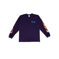 BS FREESTYLERS FLAME LOGO L/SL Tee　ネイビー　XLサイズ