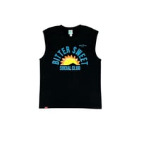BS SOCIAL CLUB PREMIUM COMFORT SLEEVELESS Tee　ブラック　MサイズLサイズ