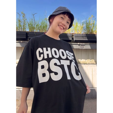 CHOOSE BSTC OVERSIZED COMFORT BIG Tee　ブラック　LサイズXLサイズ