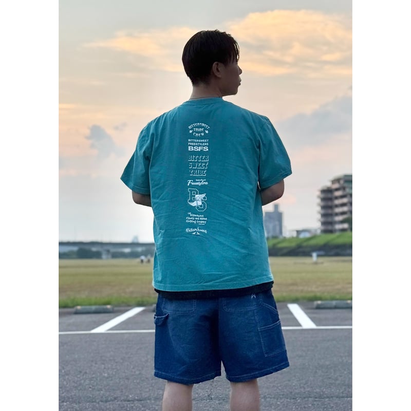 BS TRIBE CIRCLE Tee ヘイジーグリーン LサイズXLサイズ