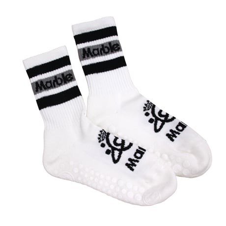 （Marble）SOX-2606-01 Marble SOCKS　オフホワイト　23㎝～25㎝　25㎝～27㎝