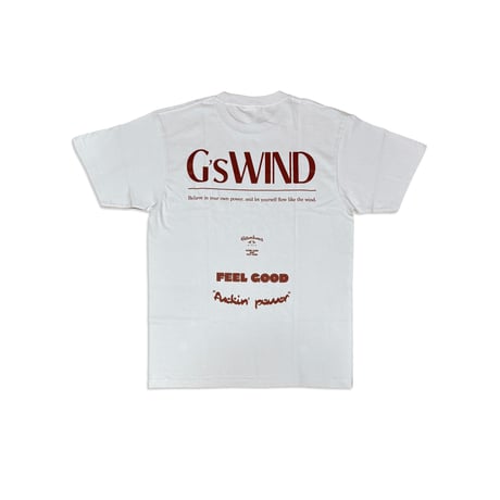G's WIND Tee　ソルト　MサイズLサイズ