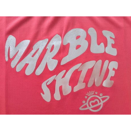 （Marble催事限定商品セール）SU2602-101　ドロスト付BigT　PINK　BLACK　UNISEX M