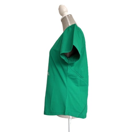 （Marble催事限定商品セール）SL2604-101　バッククロスT　GREEN　BLACK　LADIES M ・L