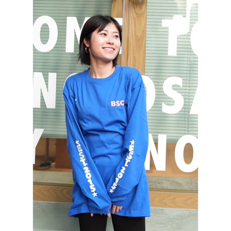 BSG CLUB L/SL Tee　ロイヤルブルー　LサイズXLサイズ