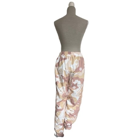 （Marble催事限定商品セール）SU2602-608	迷彩柄ギャザーパンツ　BEIGE　KHAKI　BLACK　UNISEX M・ML・L