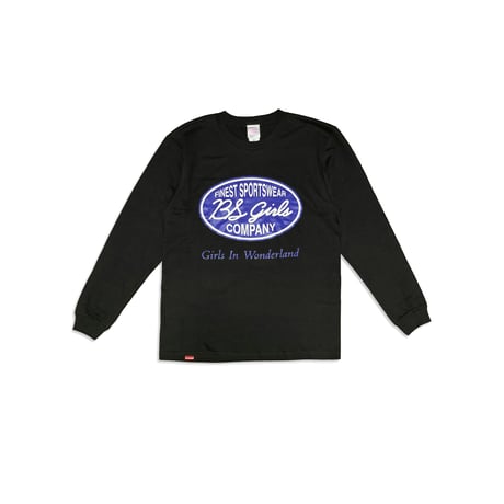 GIW OVAL LOGO L/SL Tee　スモークブラック　MサイズLサイズ