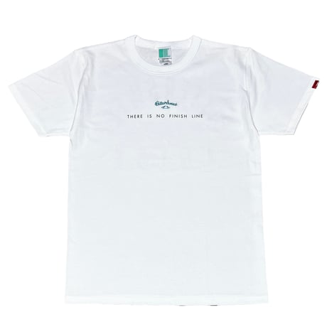 THERE IS NO FINISH LINE BINDER NECK Tee　ホワイト　XLサイズ