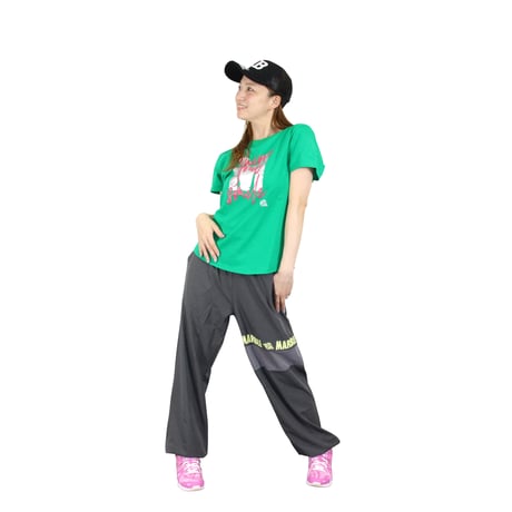 （Marble催事限定商品セール）SL2604-606　メッシュ入ロングパンツ　LIGHT GRAY　CHARCOAL GRAY　LADIES M ・L