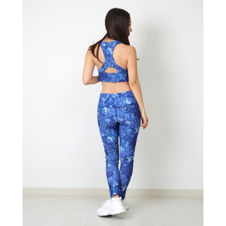 （CLAP）DENIM-POCKET LEGGINGS　インディゴ
