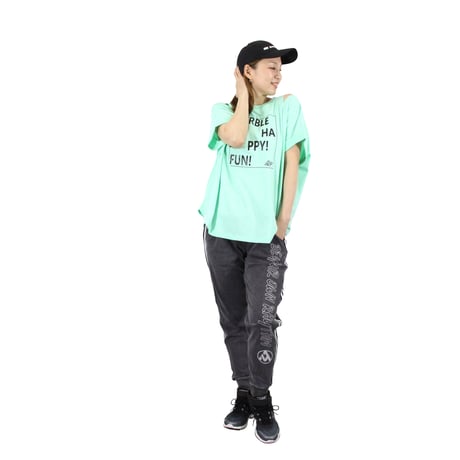（Marble）U2511-605 デニム風スリムパンツ BLACKDENIM　UNISEX M・ML・ L・XL