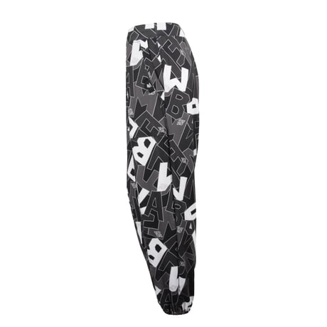 （Marble）U2606-605　総柄ストレッチロングパンツ　Monotone　UNISEX  M ・L ・XL