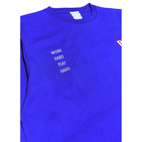 BSG CLUB L/SL Tee　ロイヤルブルー　LサイズXLサイズ