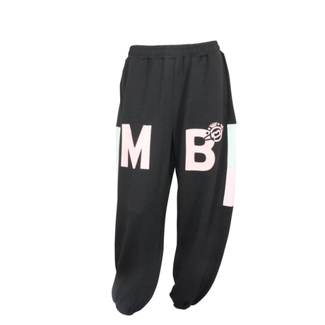 （Marble）U2603-606　ワイドシルエットロングパンツ　BLACK　UNISEX M・L・XL