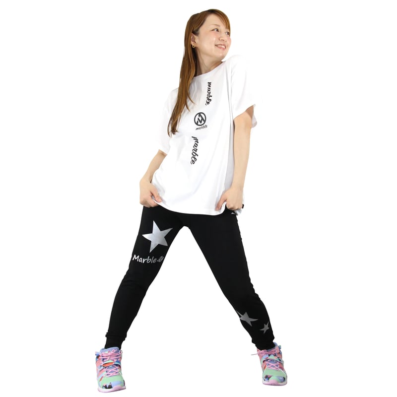 Marble）U2408-605 スリムパンツ BLACK UNISEX-M ・ML・L ・