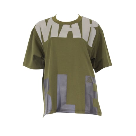 （Marble）L2601-103　スリットTシャツ　KHAKI　LADIES F