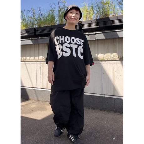 CHOOSE BSTC OVERSIZED COMFORT BIG Tee　ブラック　LサイズXLサイズ