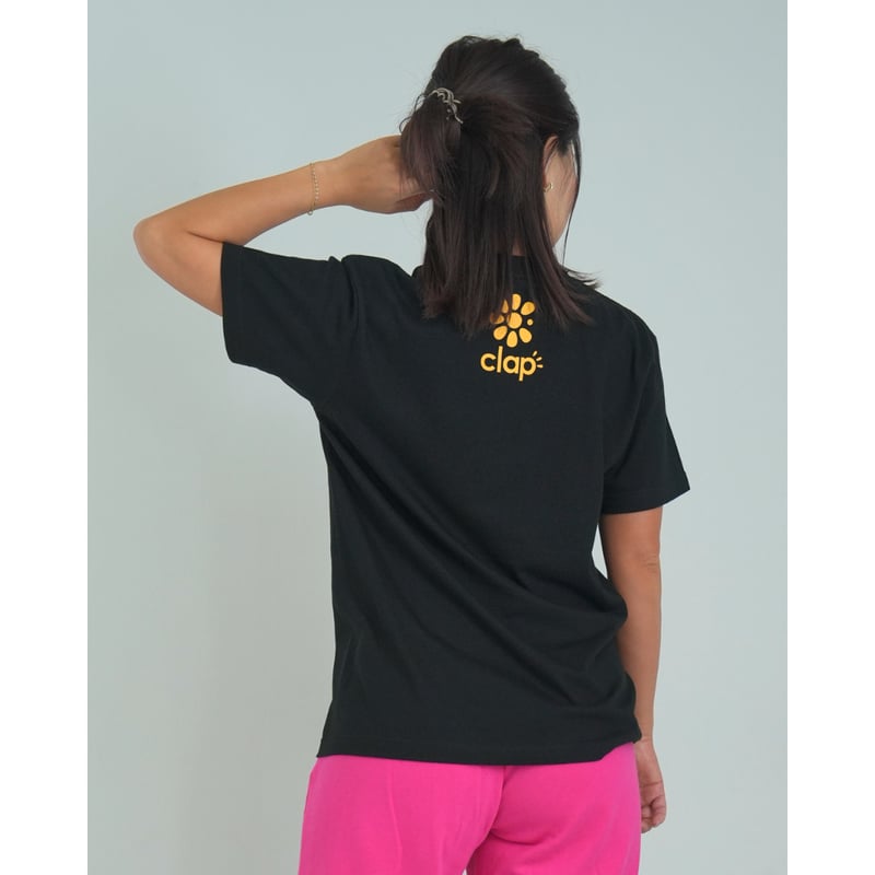 CLAP） CLAP STRAWBERRY TEE ブラック | フィットネスウェア