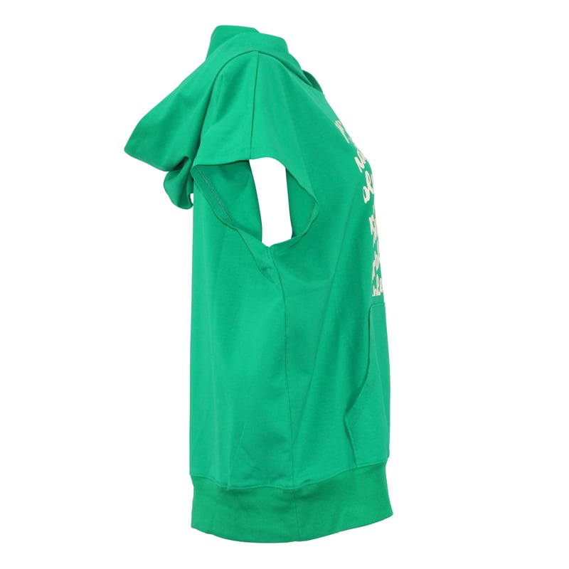 Marble）L2508-103 フード付ドルマンT GREEN LADIES F | フィ