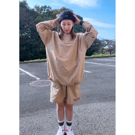 BSG ACADEMY PREMIUM POLYESTER PULLOVER　ベージュ　（ワンサイズ）