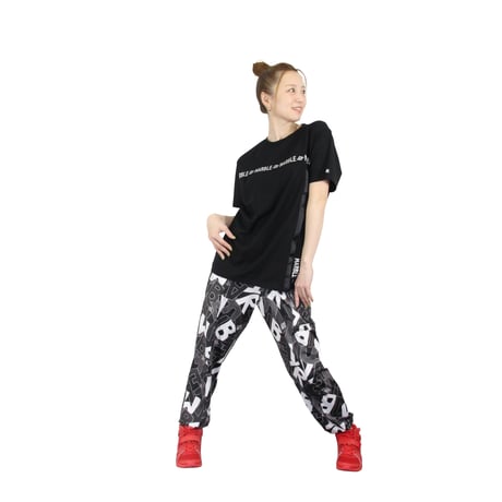 （Marble）U2606-101　スリットT　BLACK　UNISEX M・L・XL