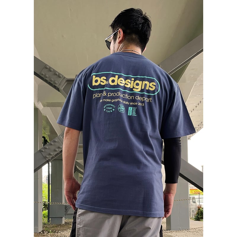 BS®︎ DESIGNS LOGO Tee ヘイジーブラック LサイズXLサイズXXLサイズ