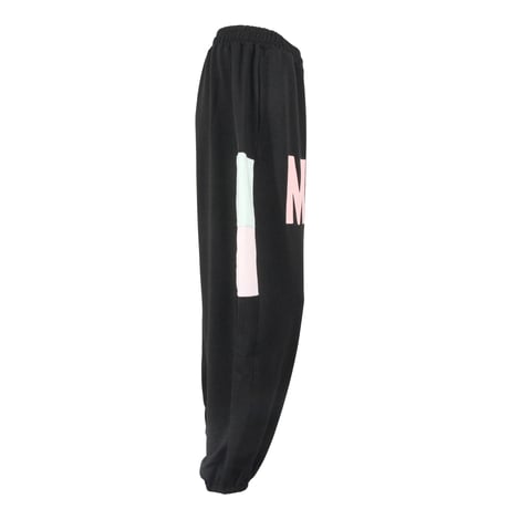 （Marble）U2603-606　ワイドシルエットロングパンツ　BLACK　UNISEX M・L・XL