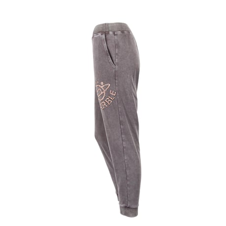 （Marble）U2601-605 デニム風スリムパンツ　BROWINDENIM　UNISEX M・ML・ L・XL