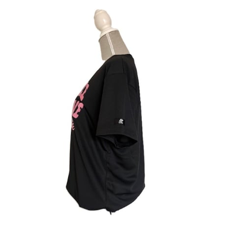 （Marble催事限定商品セール）SU2602-101　ドロスト付BigT　PINK　BLACK　UNISEX M