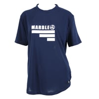 （Marble）U2311-101 ラウンドT　NAVY　UNISEX M ・L ・XL