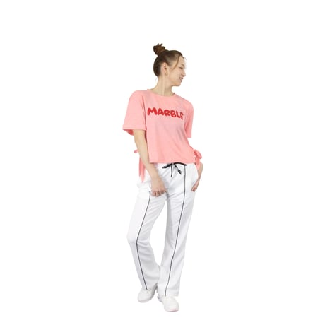 （Marble）L2601-607　フレアパンツ　WHITE　LADIES M・L