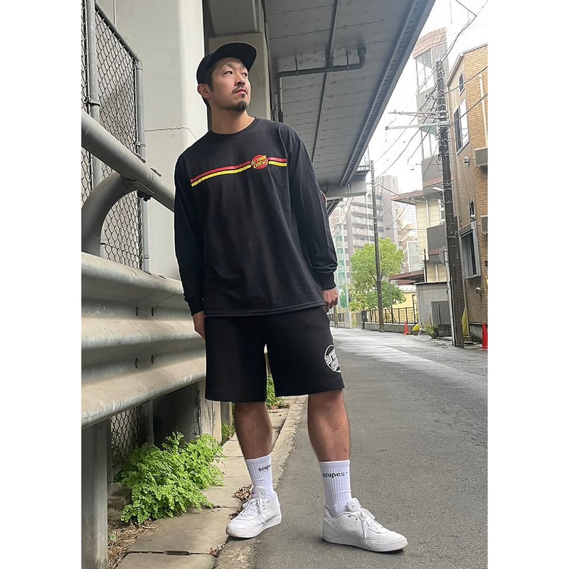 BSCRUZ LOOSE-FIT SWEAT SHORTS ブラック MサイズLサイズ | フ...