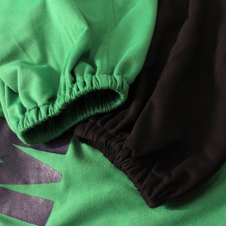 （Marble）U2603-606　ワイドシルエットロングパンツ　GREEN　UNISEX M・L・XL