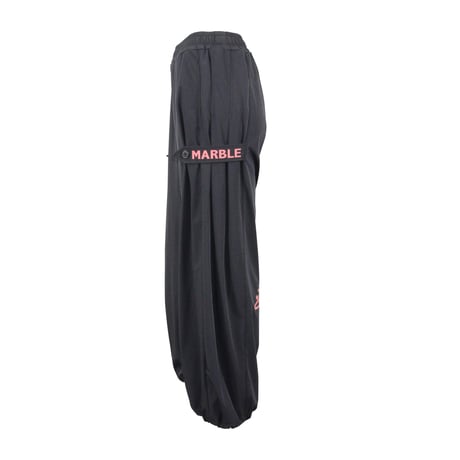 （Marble）L2511-607 ワイドロングパンツ BLACK　LADIES M・L