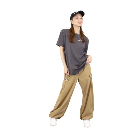 （Marble）L2511-607 ワイドロングパンツ BEIGE　LADIES M・L