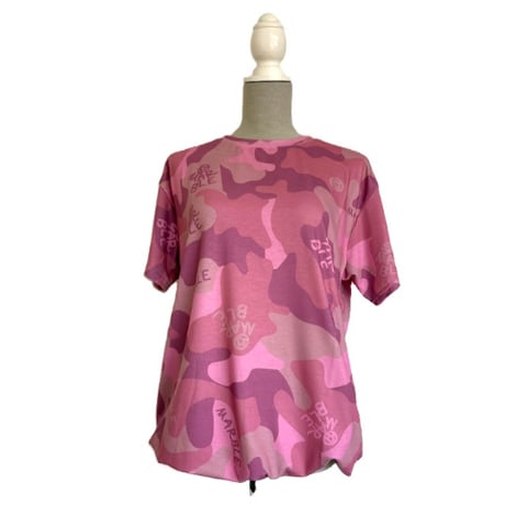 （Marble催事限定商品セール）SU2602-105　ドロスト付BigT　PINK　KHAKI　UNISEX M