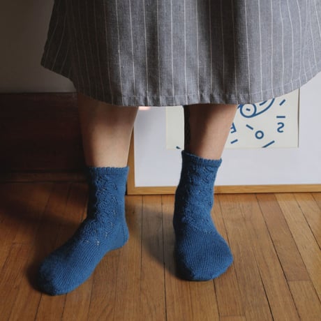 大阪城 SOCKS  日本語パターン　PDFダウンロード