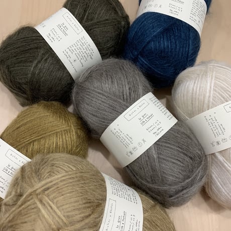 Biches & Bûches  Le gros Silk Mohair　モノトーン・ナチュラル系