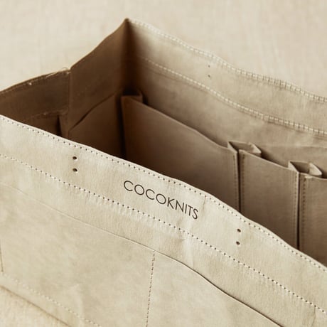 Cocoknits　Kraft Caddy　かっこいいプロジェクトバッグ/ハンドル別売