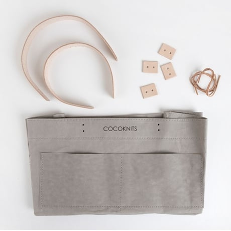 Cocoknits　Kraft Caddy　かっこいいプロジェクトバッグ/ハンドル別売