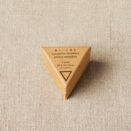 Cocoknits Colorful Triangle Stitch Markers　三角のマーカー　アースカラー