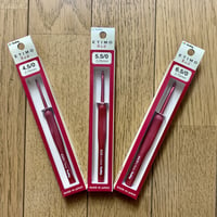 TULIP  ETIMO Red クッショングリップ付き　カギ針4.5/0,5.5/0,6.5/0   【店舗発送】