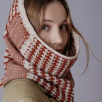 Cheyrek Cowl チェイレキカウル kit    糸とパターン（英、日）
